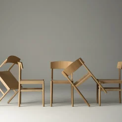 Silla Rod, Roble blanqueado con laca mate*Mavis