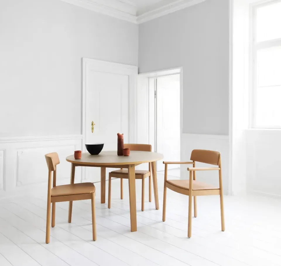 Silla Timb con cojín, Tan/ Ultra Leather - Camel*Normann Copenhagen Clearance