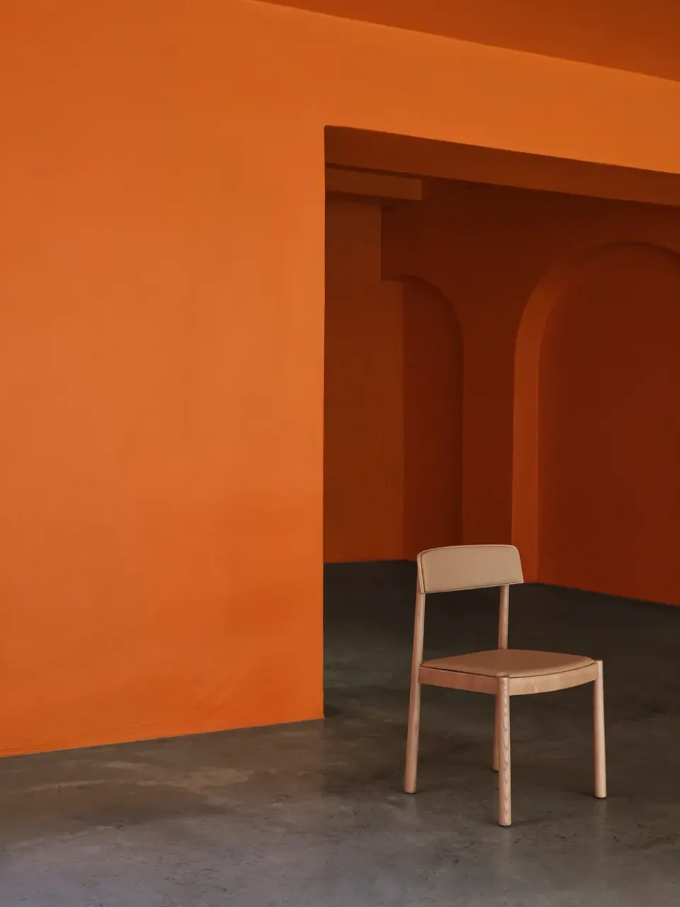 Silla Timb con cojín, Tan/ Ultra Leather - Camel*Normann Copenhagen Clearance