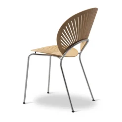 Silla Trinidad 3398, Roble aceitado - acero inoxidable cepillado*Fredericia Furniture Sale
