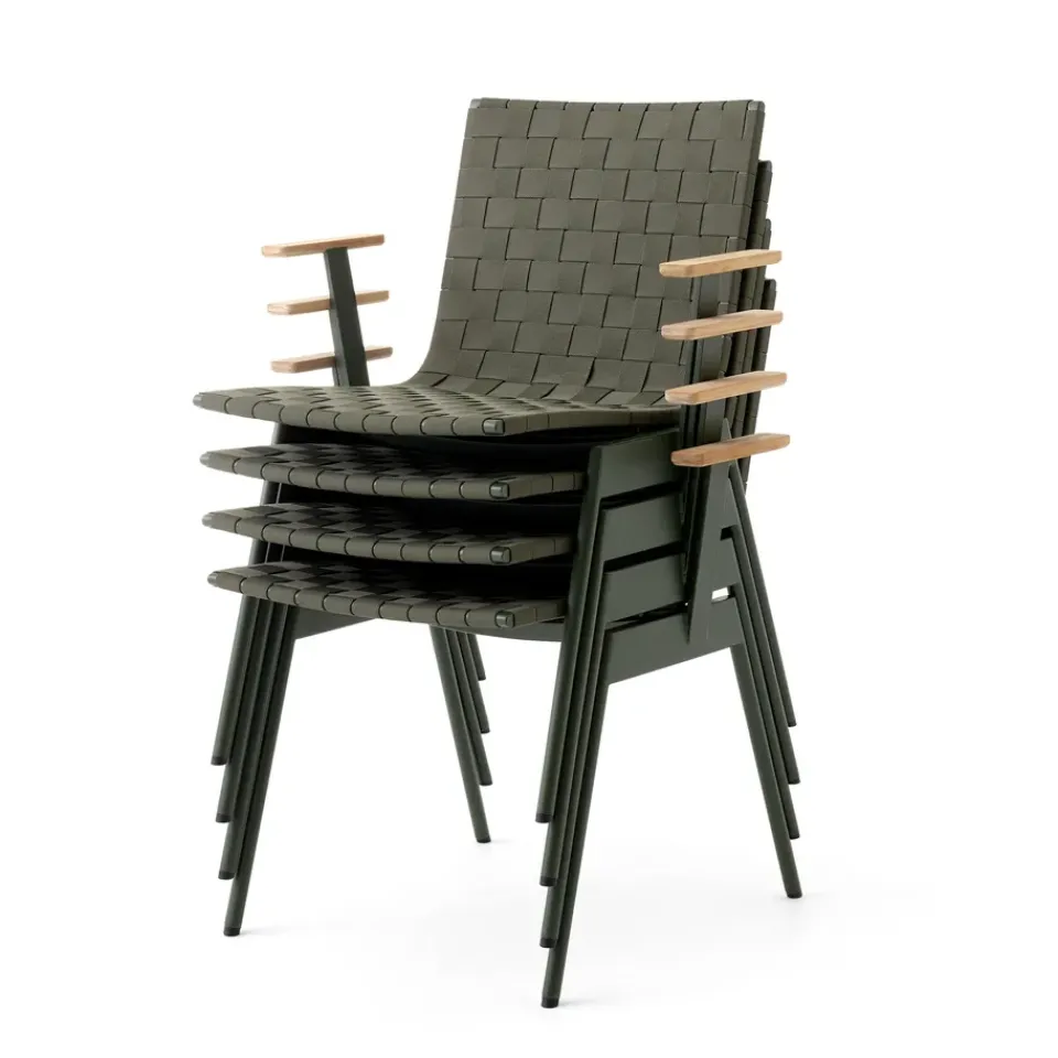 Silla Ville Outdoor AV34, Bronze green*&Tradition Hot