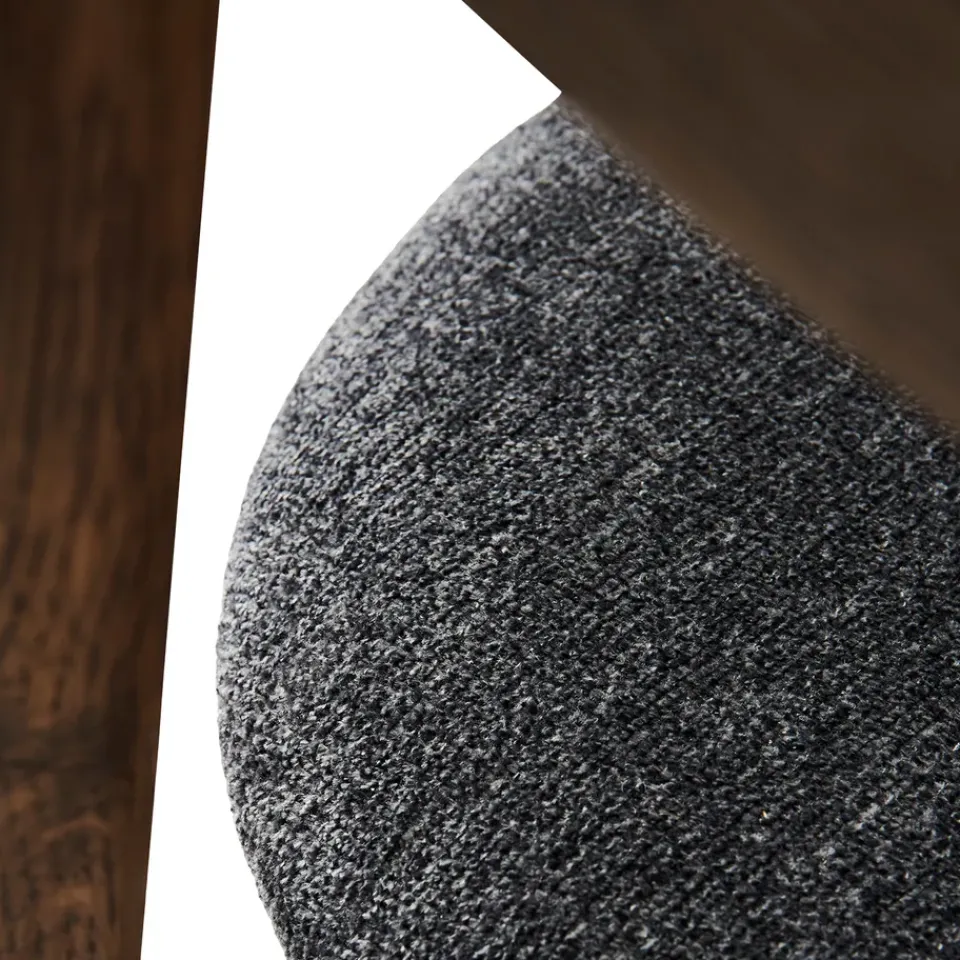 Sillas con asiento Tetra, Tejido color granito-roble oscuro*MUUBS Sale