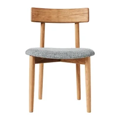 Sillas con asiento Tetra, Tejido color hormigón-roble aceitado natural*MUUBS