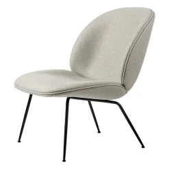 Sillón Beetle lounge chair fully upholstered conic base, Plain 0025-black*GUBI Clearance