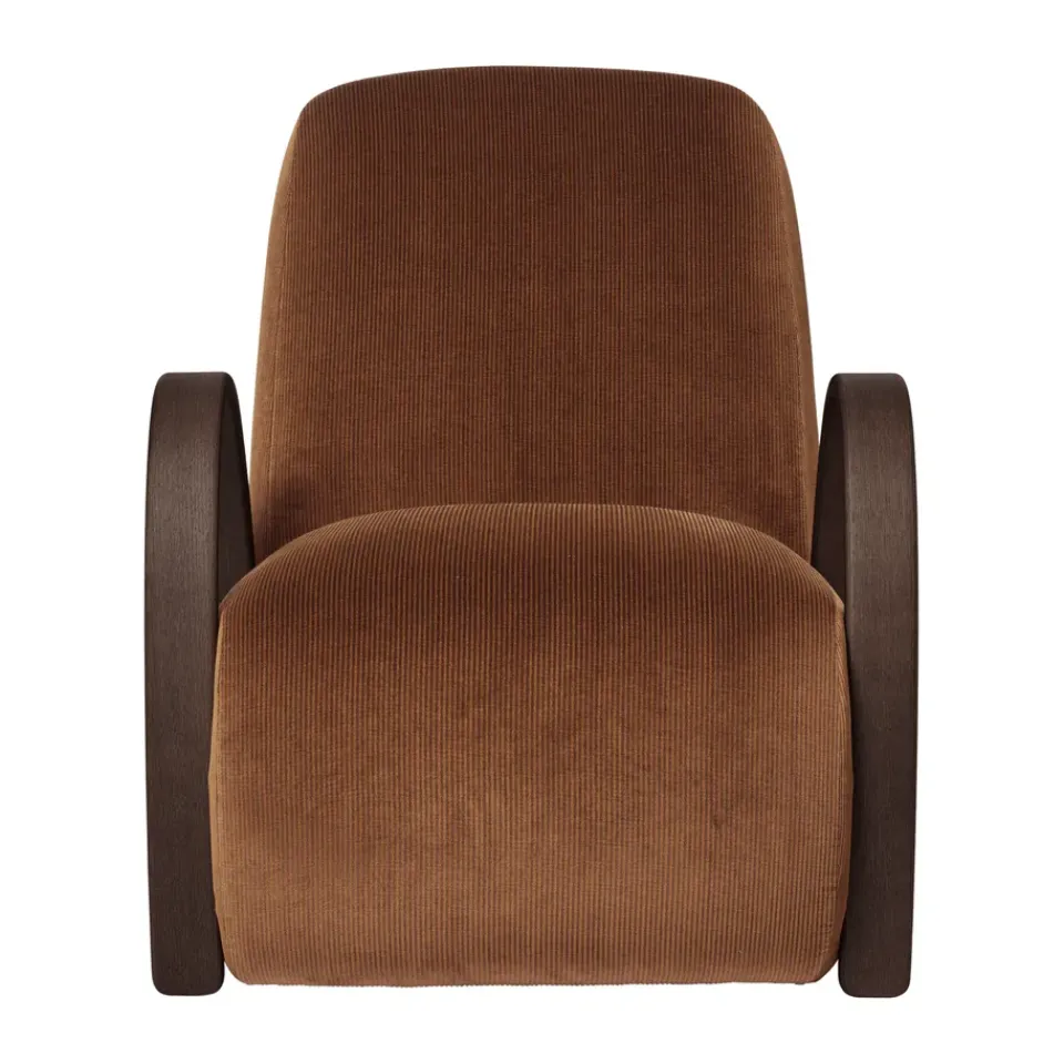 Sillón Buur lounge devoré velvet, Rust*Ferm Living New