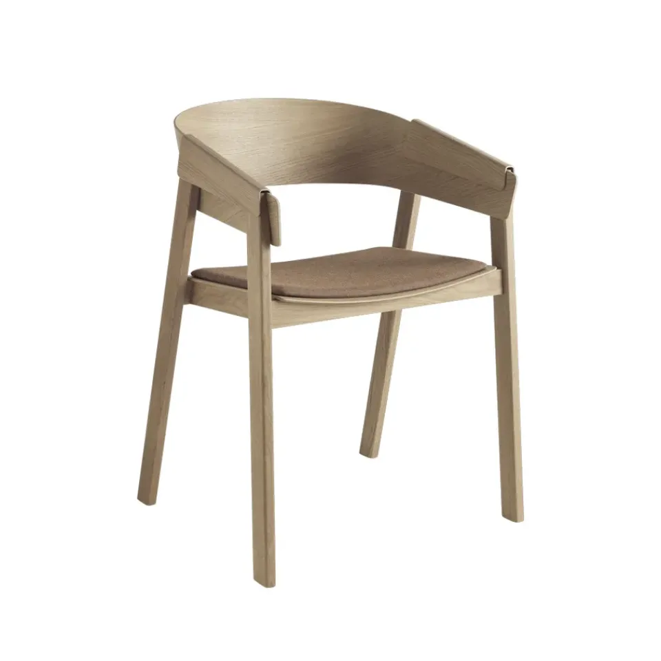 Sillón Cover asiento tapizado, Remix 252-oak*Muuto Sale