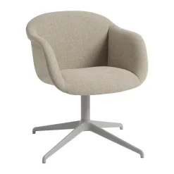 Sillón Fiber Soft Armchair swivel base, Ecriture 240/Grey*Muuto Discount