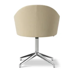Sillón Gomo Armchair con base giratoria 4 patas, Mylla 811-aluminio pulido*Fredericia Furniture Best