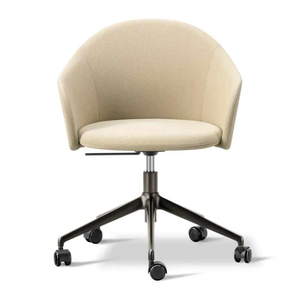Sillón Gomo Armchair con base giratoria 5 patas, Mylla 221-pedernal*Fredericia Furniture Best