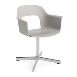 Sillón Layout Armchair 231 silla de oficina, Sky grey-aluminio pulido 4 star swivel base*HAY Sale