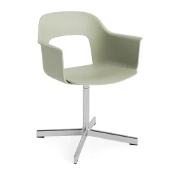 Sillón Layout Armchair 231 silla de oficina, Pastel green-aluminio pulido 4 star swivel base*HAY Best