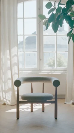 Sillón lounge Bukowski, Roble, Moss 17*New Works Sale