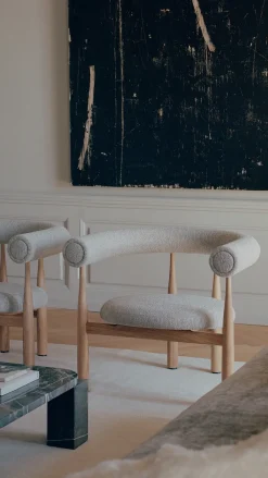 Sillón lounge Bukowski, Roble, Moss 17*New Works Sale