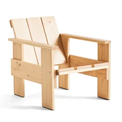 Sillón lounge Crate de pino lacado, Natural*HAY Best