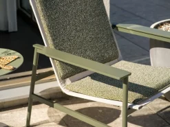 Sillón lounge Soro, Nordic green-teddy*Brafab Clearance