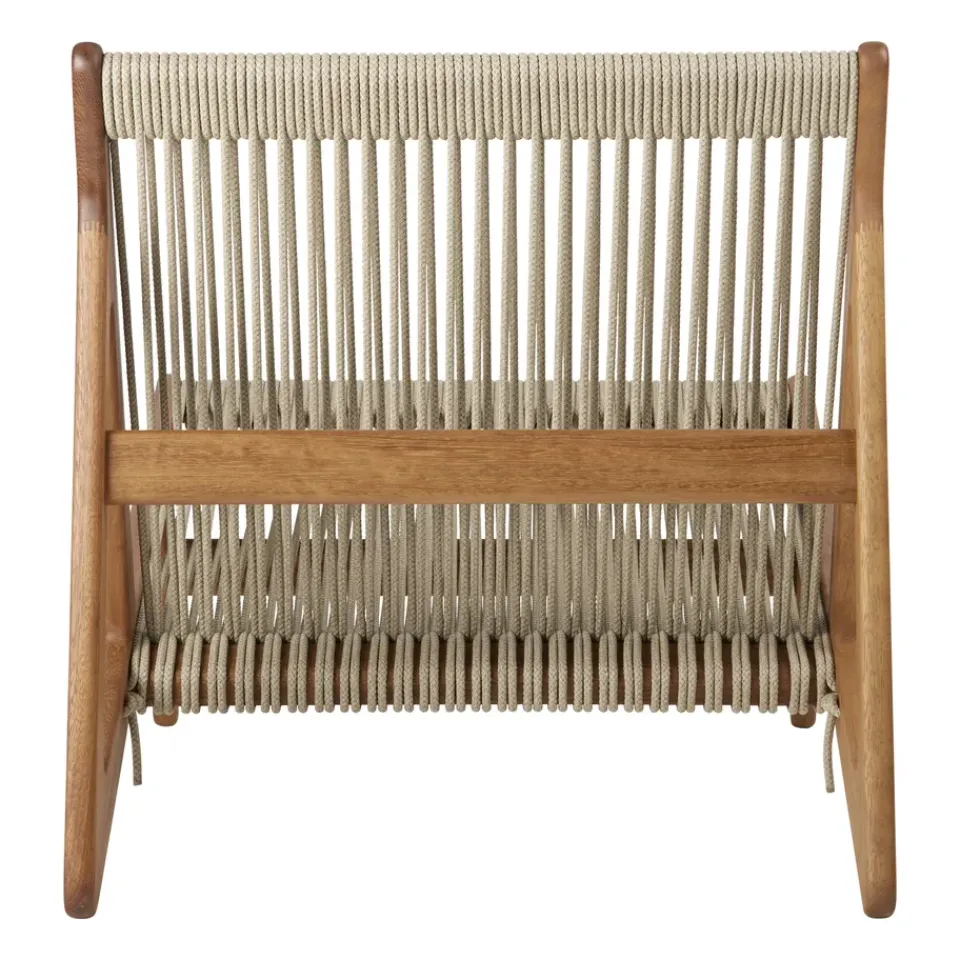Sillón MR01 Initial outdoor lounge chair, Madera de iroko aceitada*GUBI Clearance