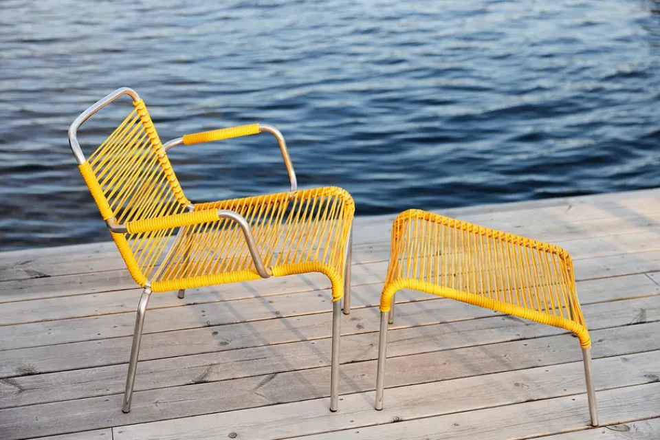 Sillón Mya Lounge, Yellow*Fiam