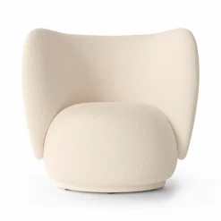 Sillón Rico boucle, Wool bouclé offwhite*Ferm Living Discount