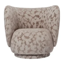 Sillón Rico lounge chair, Cilla-Taupe*Ferm Living Clearance
