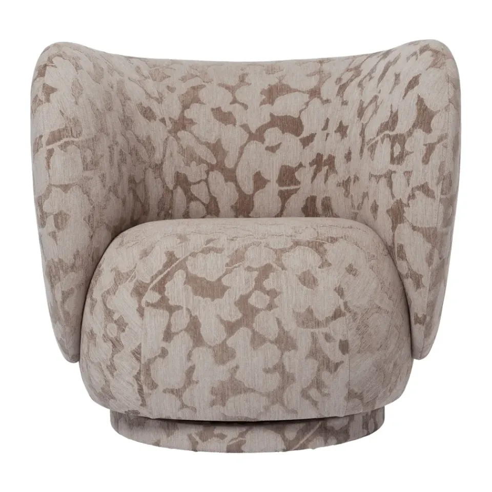 Sillón Rico lounge chair, Cilla-Taupe*Ferm Living Clearance