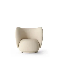 Sillón Rico lounge chair, Offwhite, brushed*Ferm Living Discount