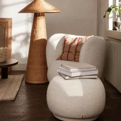 Sillón Rico lounge chair, Offwhite, brushed*Ferm Living Discount