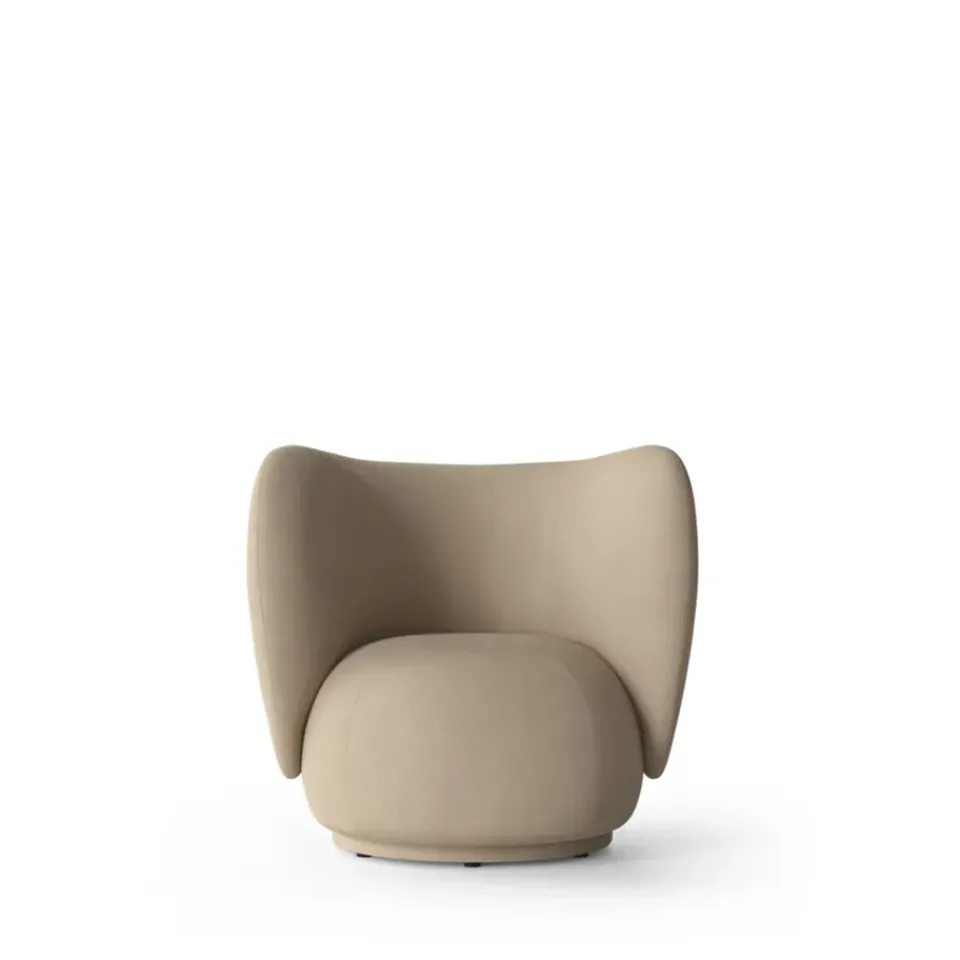 Sillón Rico lounge chair, Sand, brushed*Ferm Living Discount
