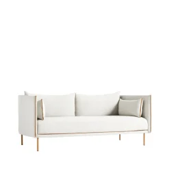 Sofá 2 plazas Silhouette, Coda 100 offwhite-patas de roble aceitado*HAY Best