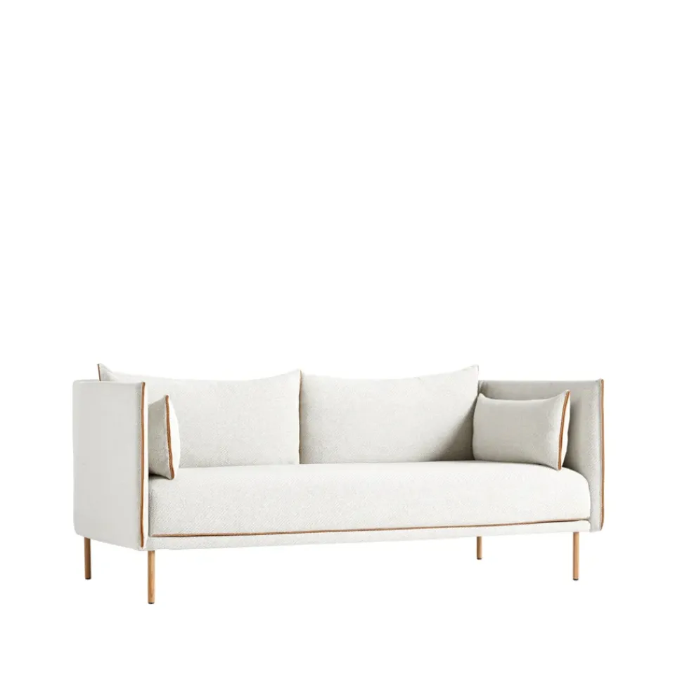 Sofá 2 plazas Silhouette, Coda 100 offwhite-patas de roble aceitado*HAY Best
