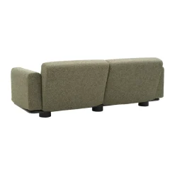 Sofá Bolster, Antracita-teddy verde, 2,5 plazas*Brafab Sale