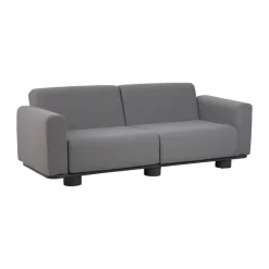 Sofá Bolster, Antracita-teddy grey, 2,5 plazas*Brafab Online