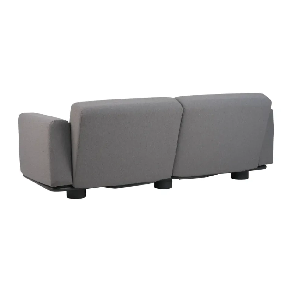 Sofá Bolster, Antracita-teddy grey, 2,5 plazas*Brafab Online