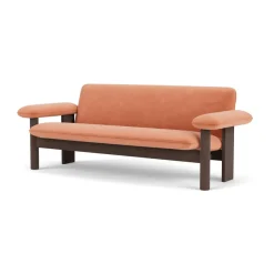Sofá Brasilia 2 plazas, Dark oak-Avalon 012*Audo Copenhagen Outlet