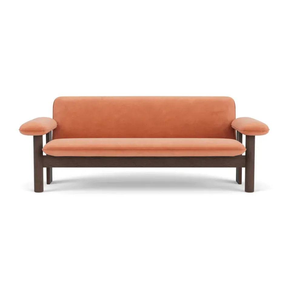 Sofá Brasilia 2 plazas, Dark oak-Avalon 012*Audo Copenhagen Outlet
