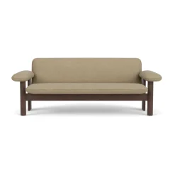 Sofá Brasilia 2 plazas, Dark oak-Audo Bouclé 02*Audo Copenhagen Best