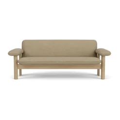 Sofá Brasilia 2 plazas, Natural oak-Audo Bouclé 02*Audo Copenhagen