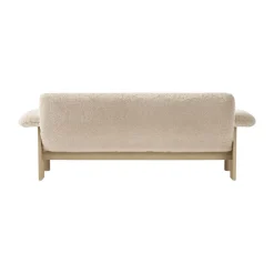 Sofá Brasilia 2 plazas, Natural oak-Nature sheepskin curly*Audo Copenhagen Online