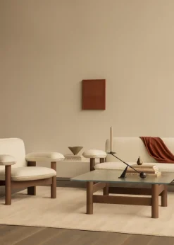 Sofá Brasilia 2 plazas, Walnut-Sahara sheepskin curly*Audo Copenhagen Online