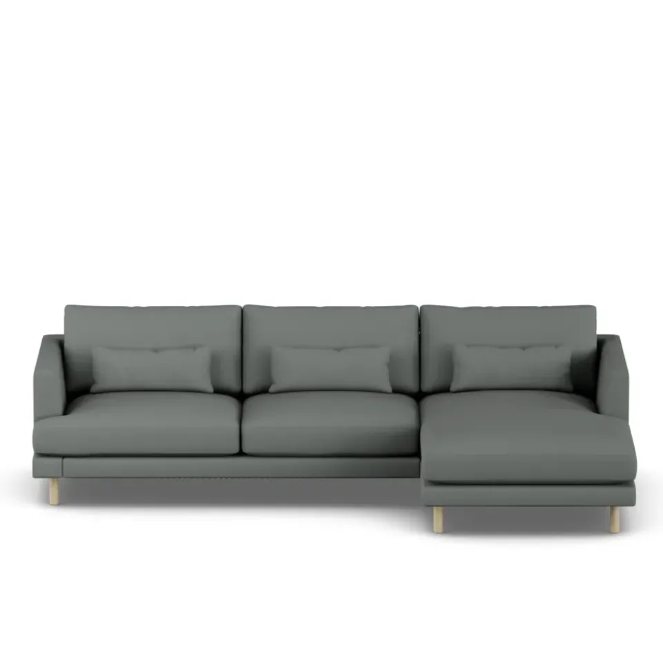 Sofá Bredhult, Caleido Grey 1240-roble blanco aceitado, 2,5 plazas C1*1898
