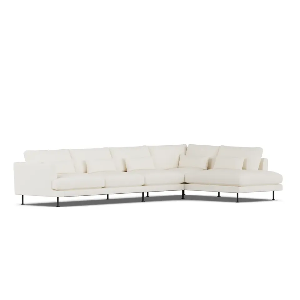 Sofá Bredhult, Jump Off White 1954-acero negro, 4 plazas B1*1898 Online