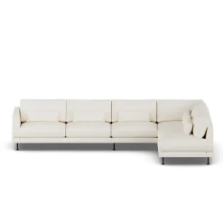Sofá Bredhult, Jump Off White 1954-acero negro, 4 plazas B1*1898 Online