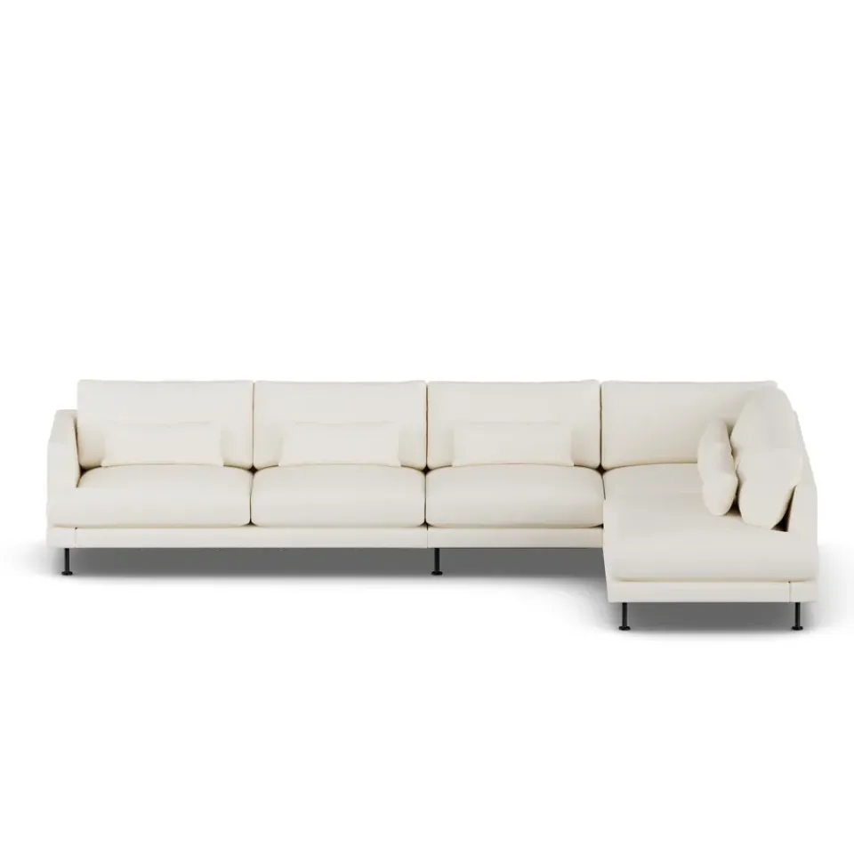 Sofá Bredhult, Jump Off White 1954-acero negro, 4 plazas B1*1898 Online