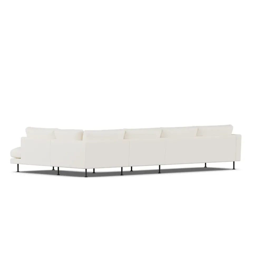Sofá Bredhult, Jump Off White 1954-acero negro, 4 plazas B1*1898 Online