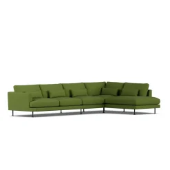 Sofá Bredhult, Luiza Green 3975-acero negro, 4 plazas B1*1898 Sale