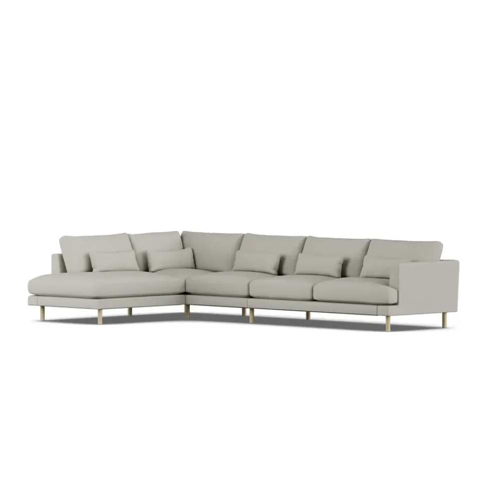 Sofá Bredhult, Same Grey 6673-roble blanco aceitado, 4 plazas B2*1898 Discount