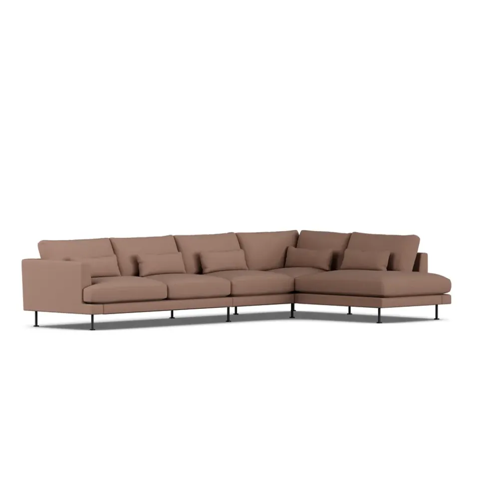 Sofá Bredhult, Same Rust 6675-acero negro, 4 plazas B1*1898