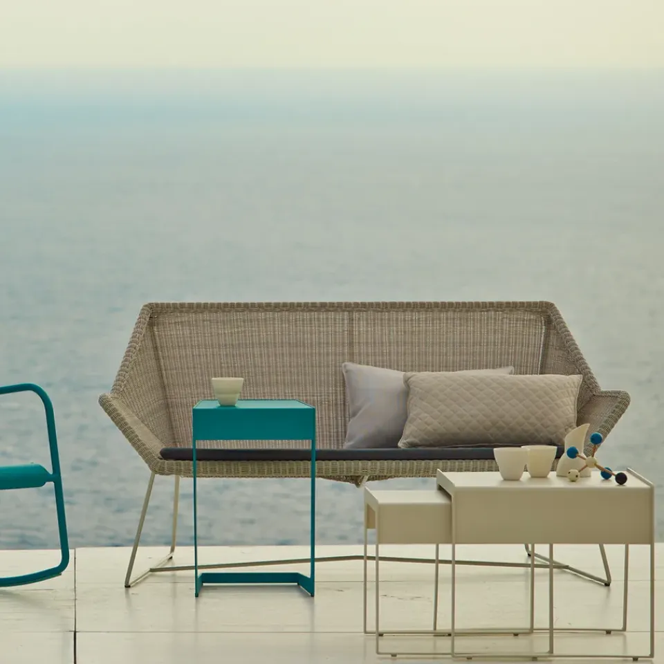 Sofá Breeze 2 plazas weave, Black*Cane-line Online