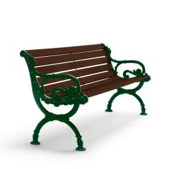 Sofá Byarum, Pino barniz marrón, soporte verde, 155 cm*Byarums bruk Sale