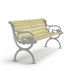 Sofá Byarum, Pino impregnado, soporte de aluminio en bruto, 155 cm*Byarums bruk New