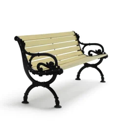 Sofá Byarum, Pino impregnado, soporte negro, 155 cm*Byarums bruk Outlet